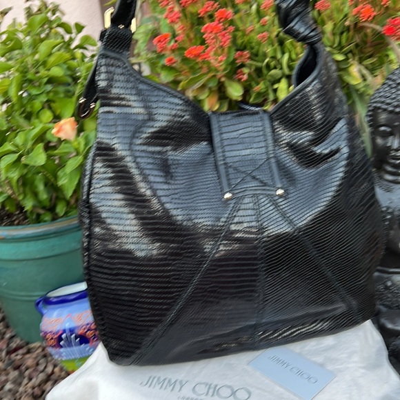 Jimmy Choo Hobo Shoulder Bag - Picture 4 of 17